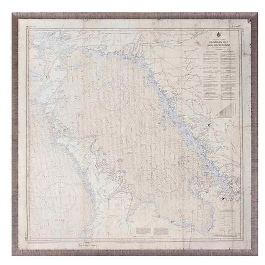 Georgian Bay Map Wall Art