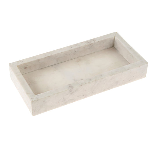 White Marble Vanity Tray