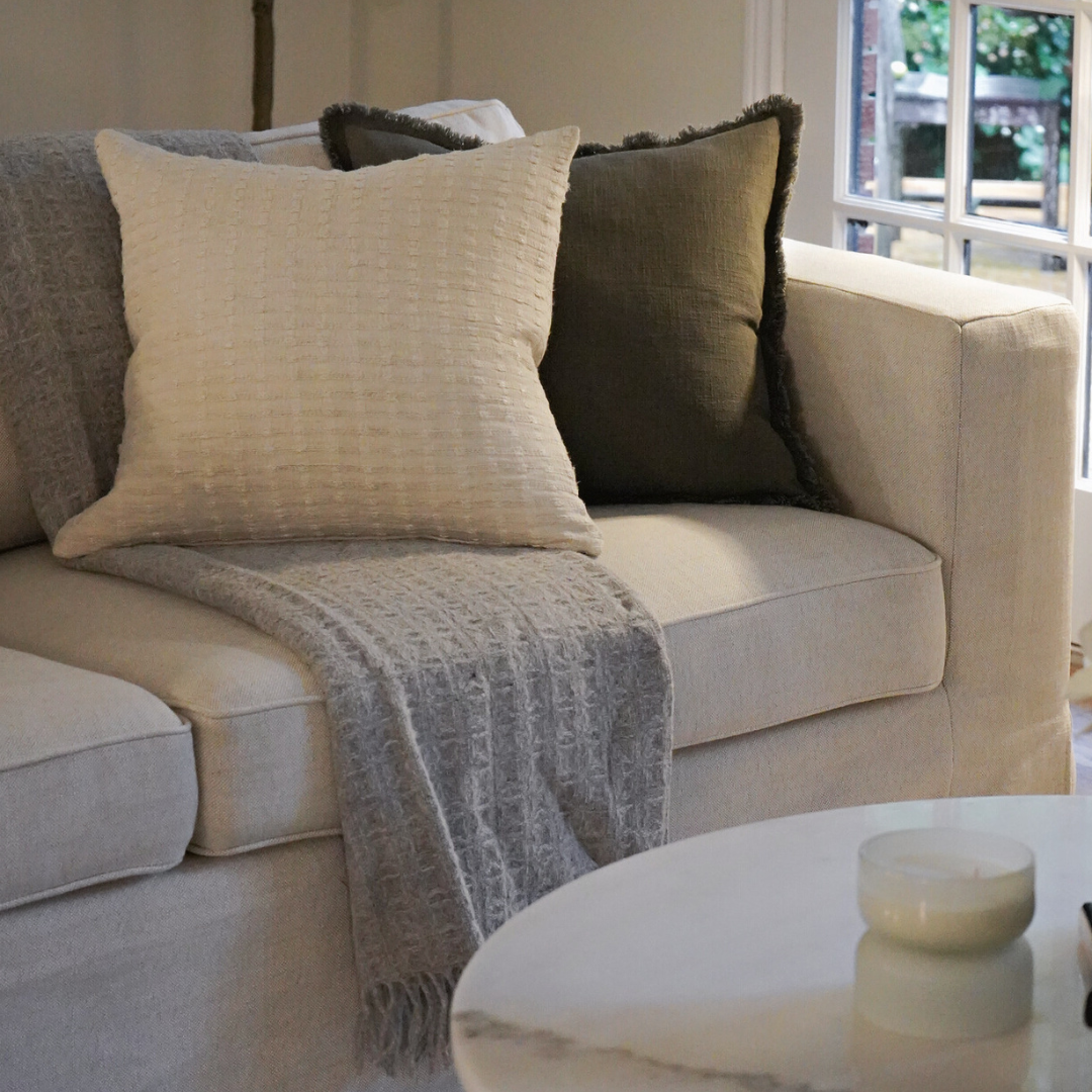 Warm Grain Linen Pillow