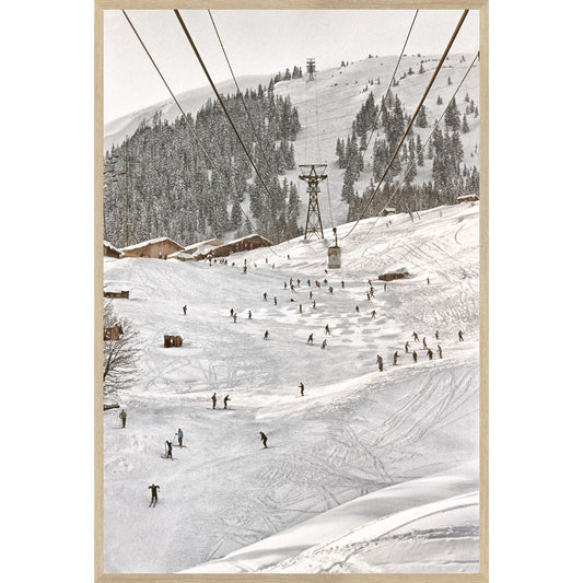 Vintage Winter Ski Wall Art
