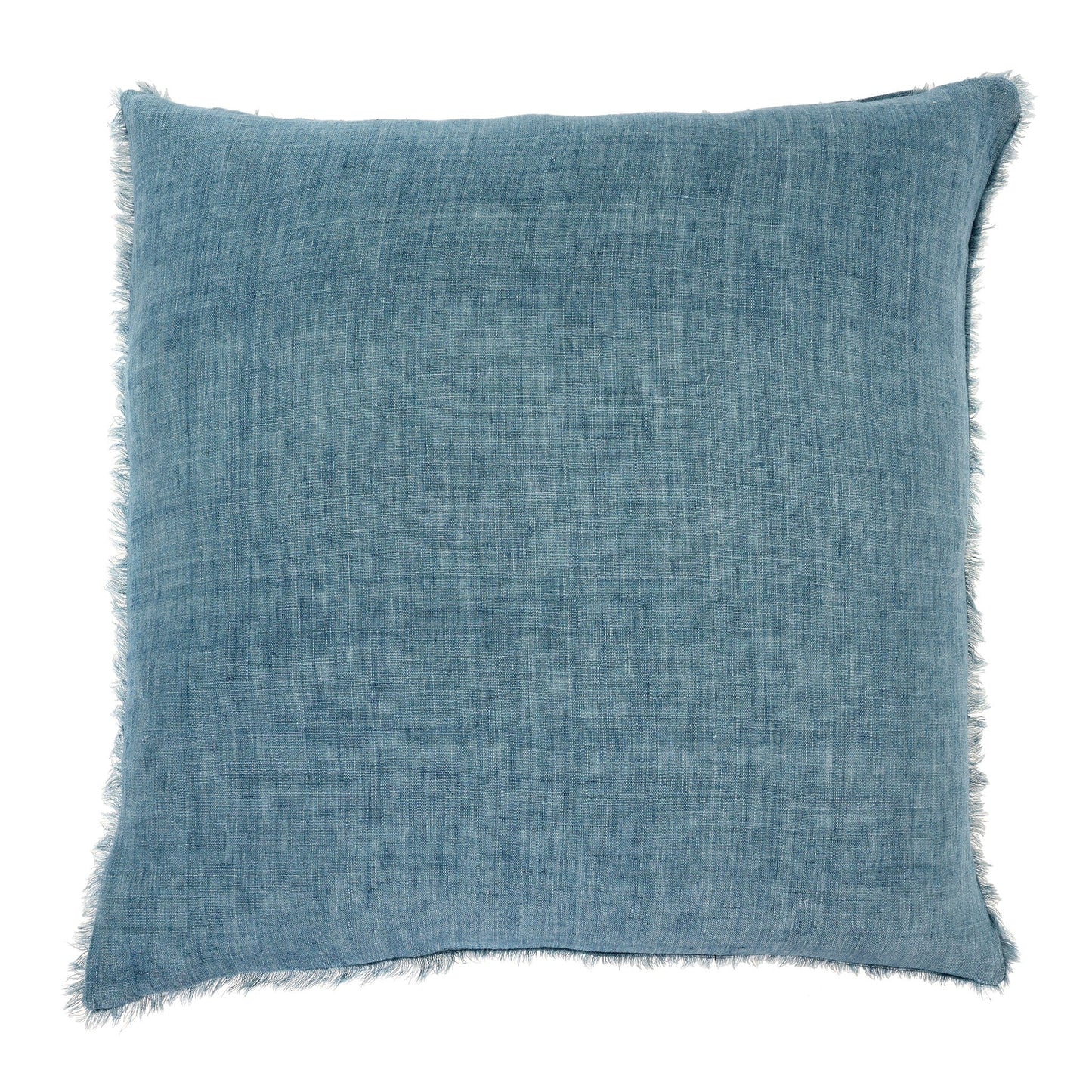 Cambri Arctic Blue Linen Pillow