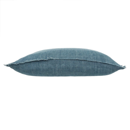 Cambri Arctic Blue Linen Pillow