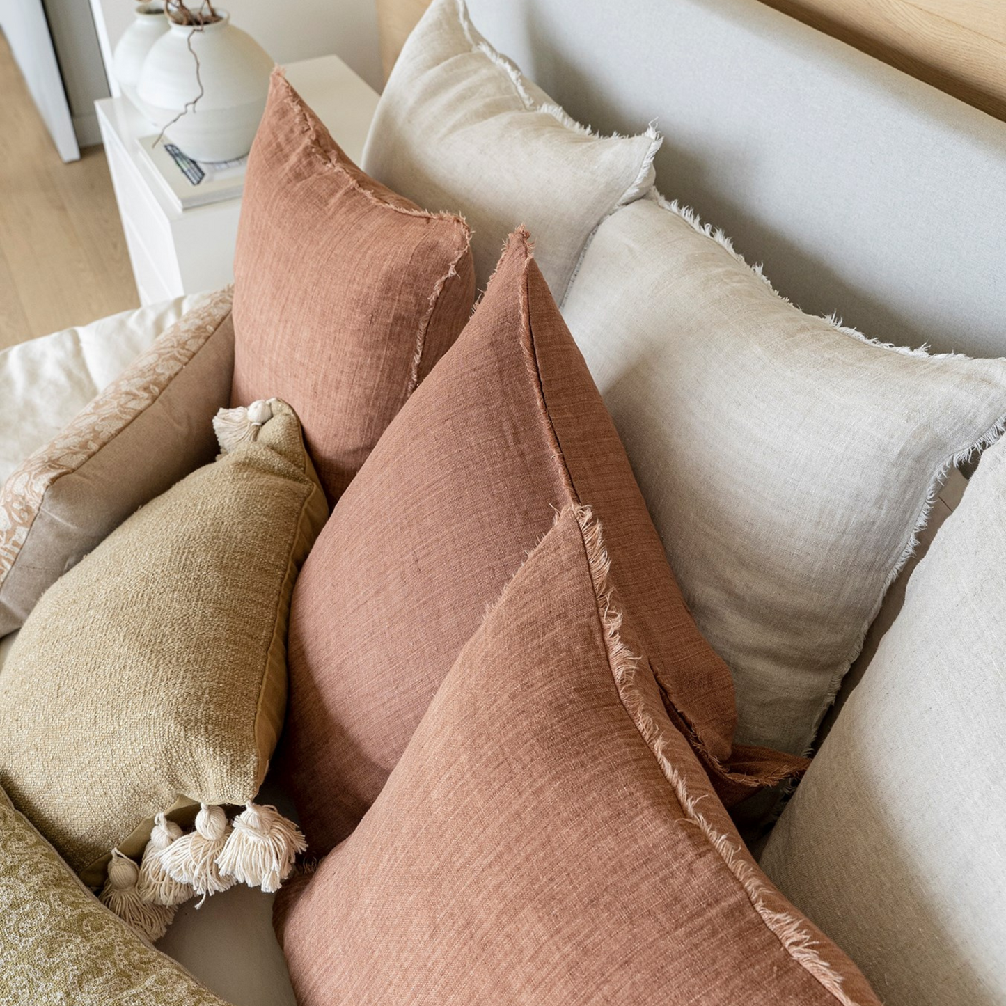 Cambri Chambray Linen Pillow