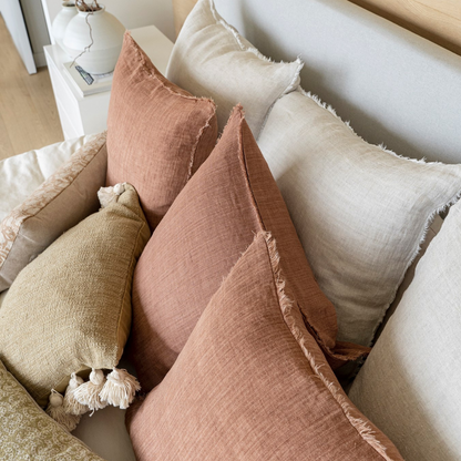 Cambri Chambray Linen Pillow