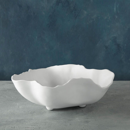 Sculpted White Bowl