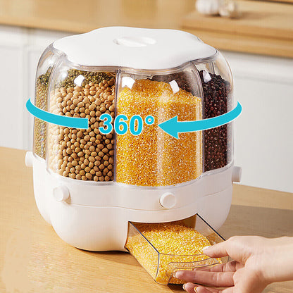 Kitchen Dry Food Sealed Storage Container Grain Box Cereal Dispenser Rice Tank UK   - FREE SHIPPING