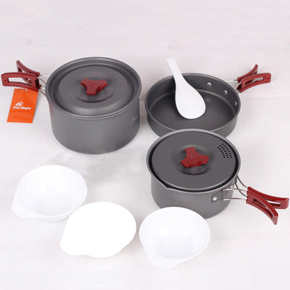 Picnic cookware set camping pot set