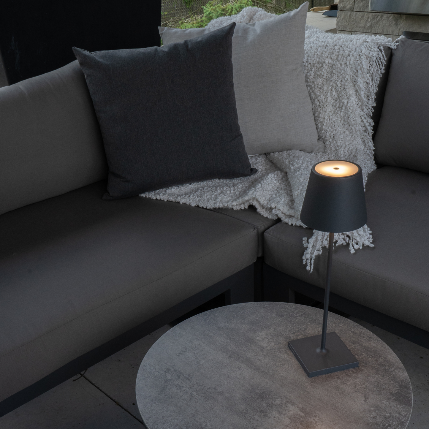 Poldina Pro Dark Grey Cordless Lamp