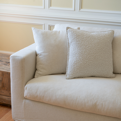 Oatmeal Boucle Toss Pillow