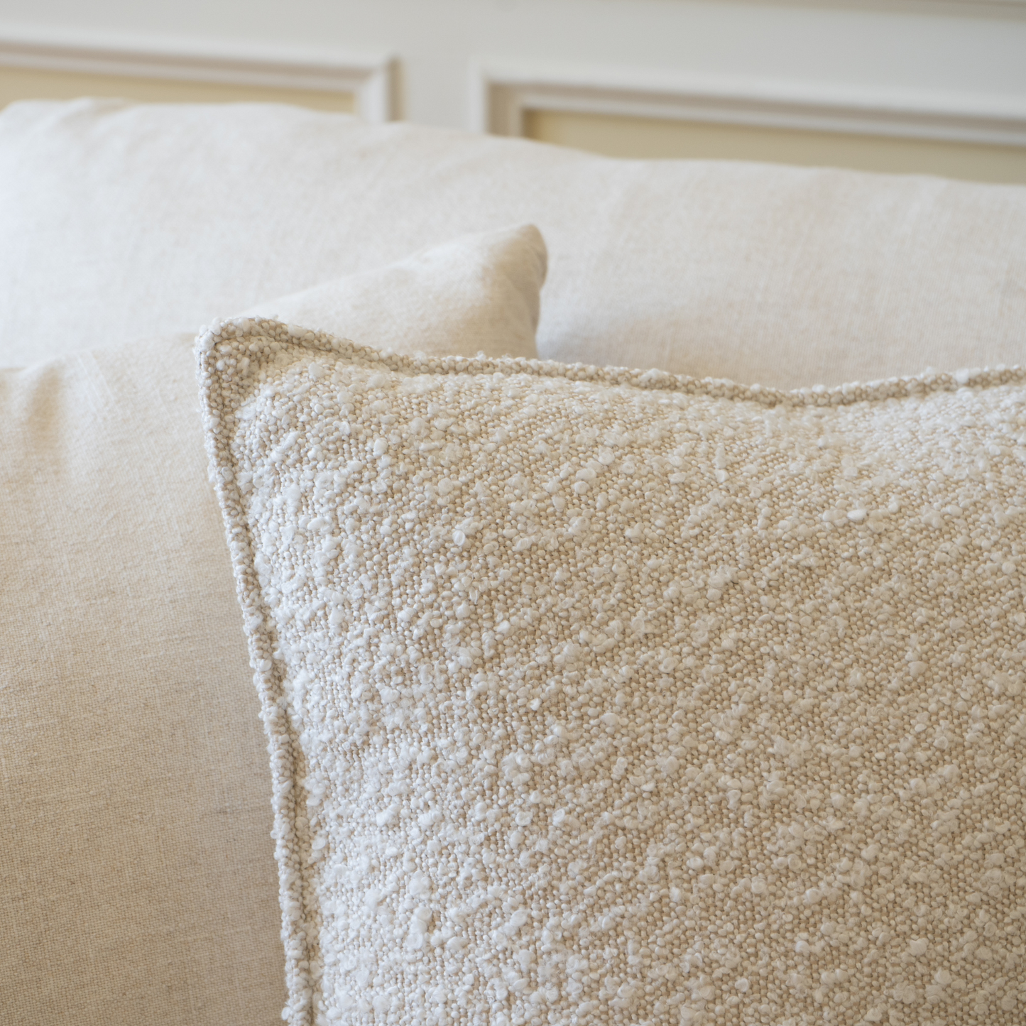 Oatmeal Boucle Toss Pillow