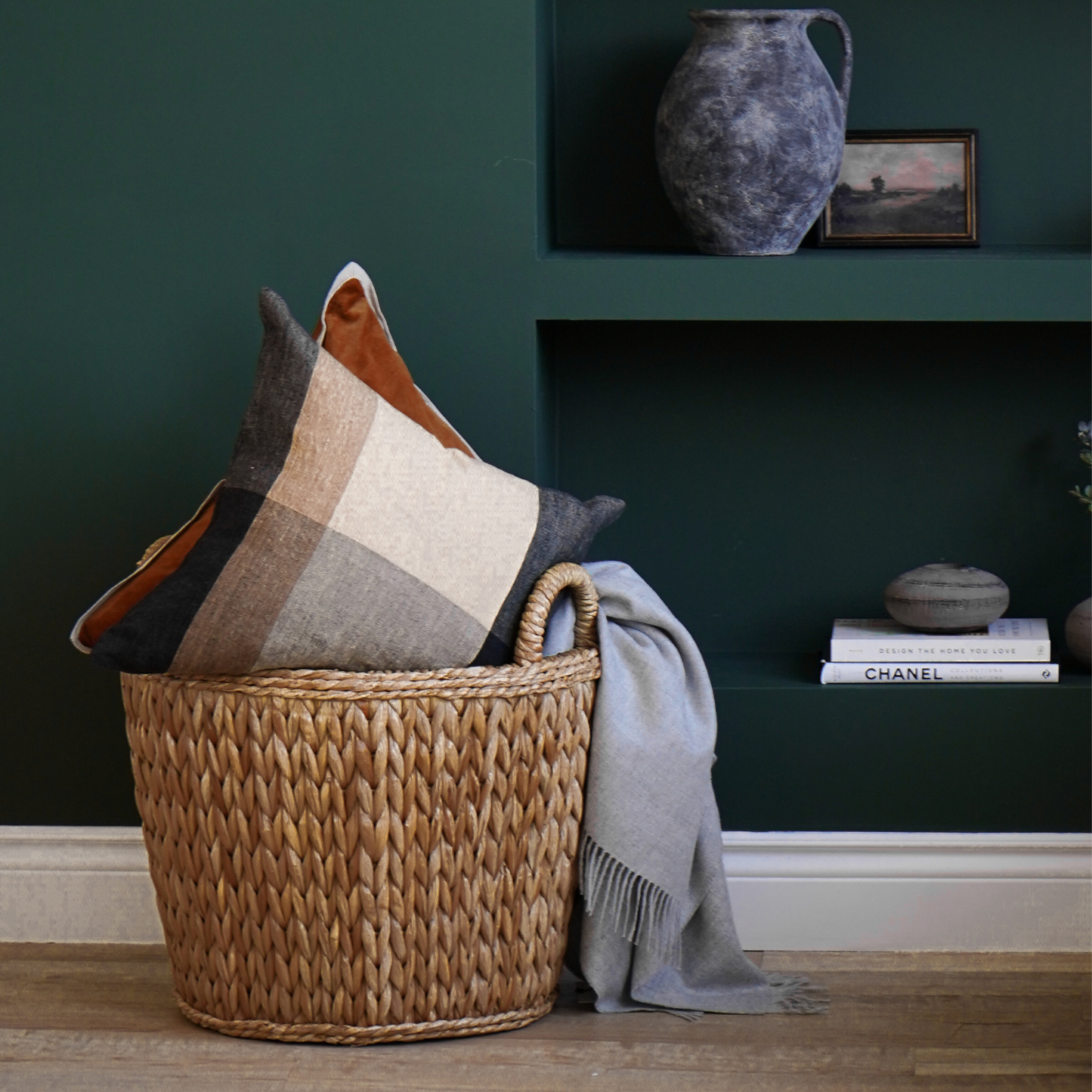 Sweater Weave Log Basket