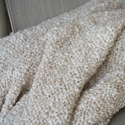 Dash & Albert Boucle Natural In/Out Throw