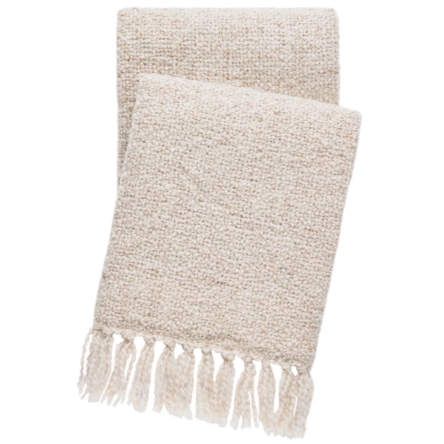Dash & Albert Boucle Natural In/Out Throw
