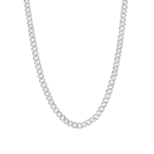 DAINTY DONATELLA SILVER NECKLACE