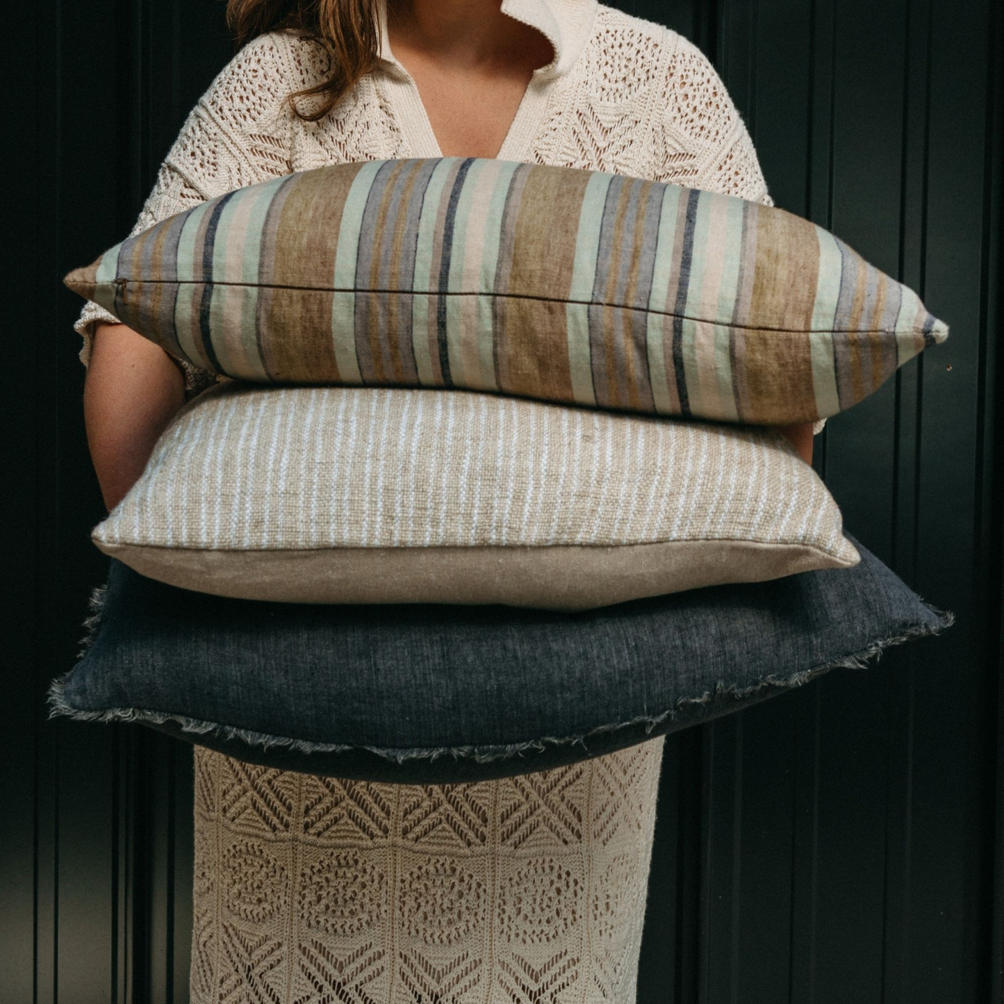 Terra Striped Pillow