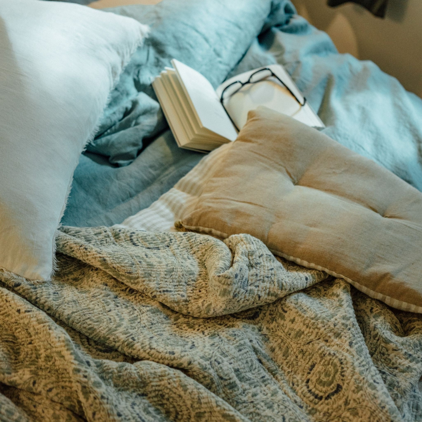 Verdant Cotton Throw