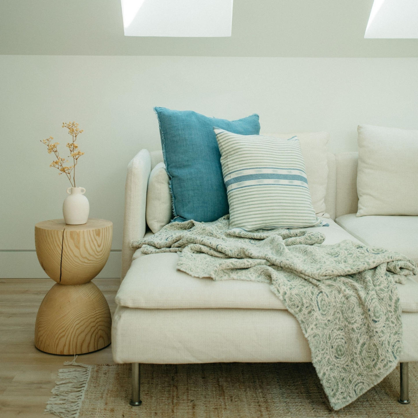 Verdant Cotton Throw