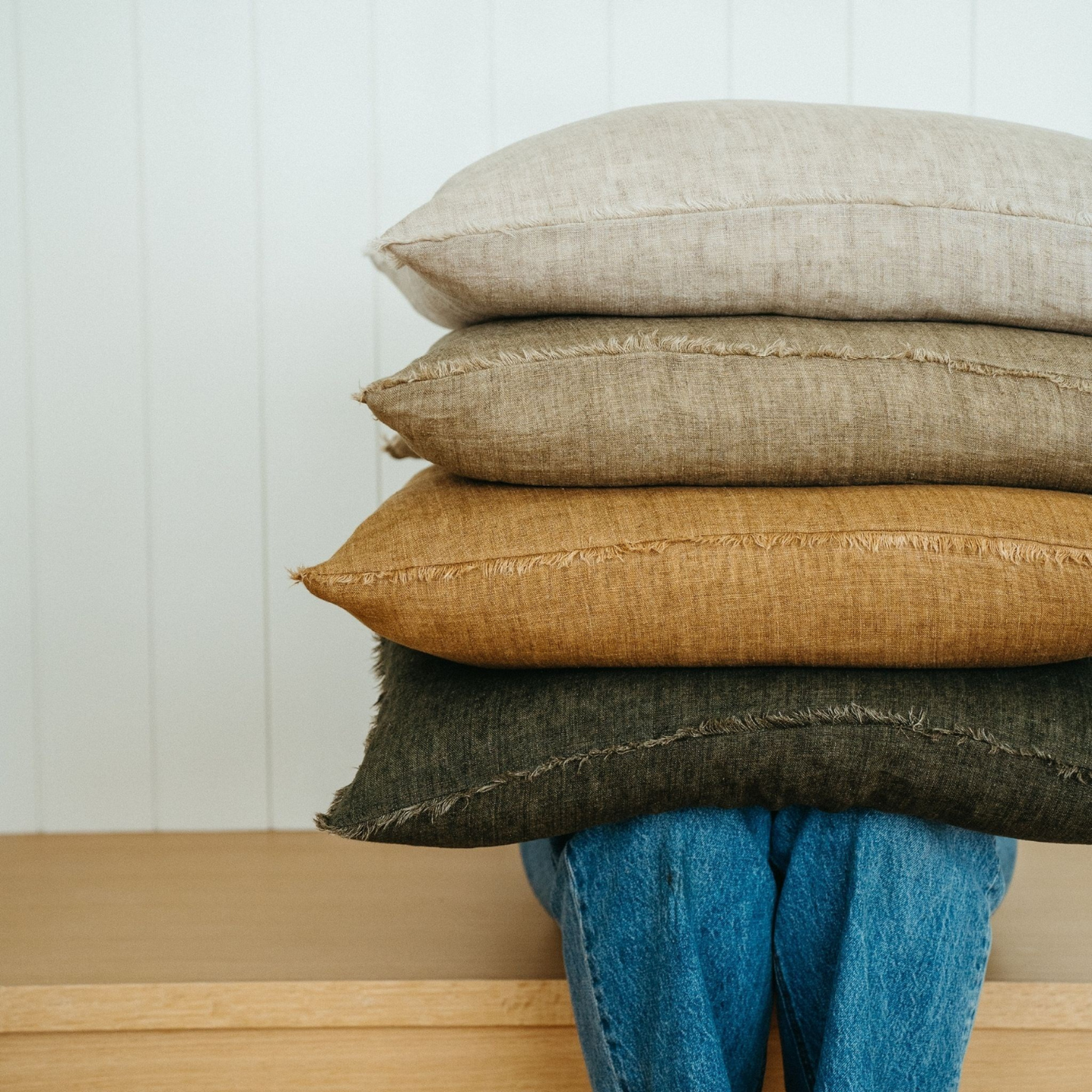 Cambri Tawny Linen Pillow