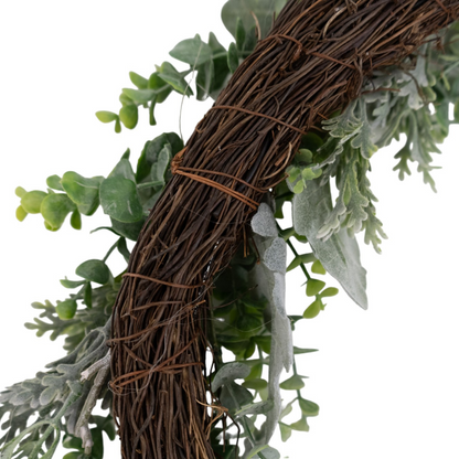 Lush Faux Eucalyptus 20" Decorative Wreath