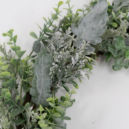 Lush Faux Eucalyptus 20" Decorative Wreath