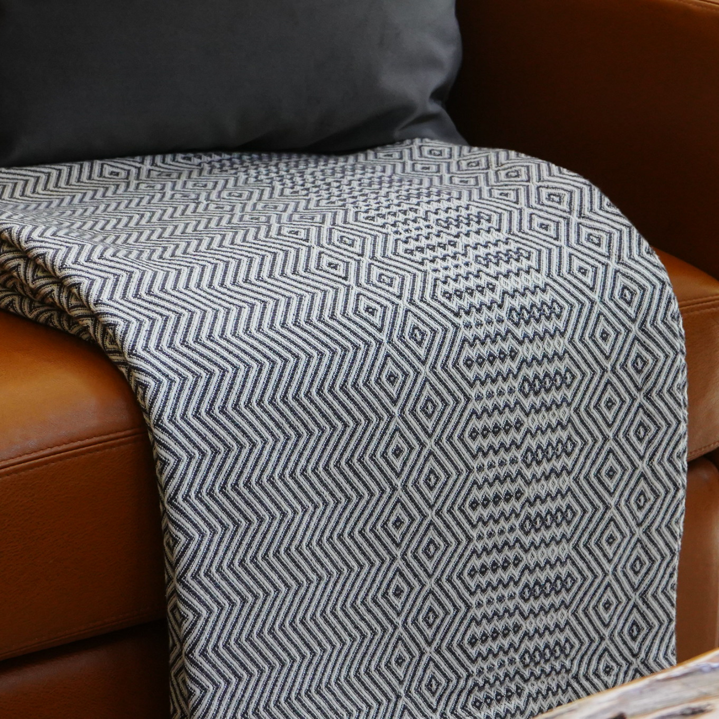 Rhythm Charcoal Throw