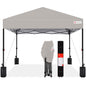 One-Person Setup Instant Pop Up Canopy w/ Case, 4 Weight Bags - 8x8ft