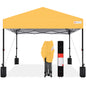 One-Person Setup Instant Pop Up Canopy w/ Case, 4 Weight Bags - 10x10ft