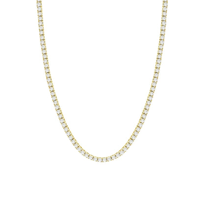 TYRA GOLD TENNIS NECKLACE