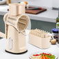 The 5 in 1 Rotary Cheese Grater Vegetable Slicer