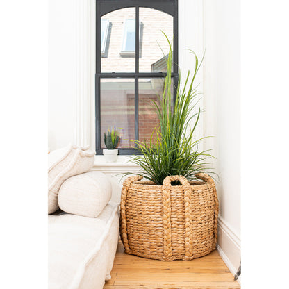 Sweater Weave Fireplace Basket