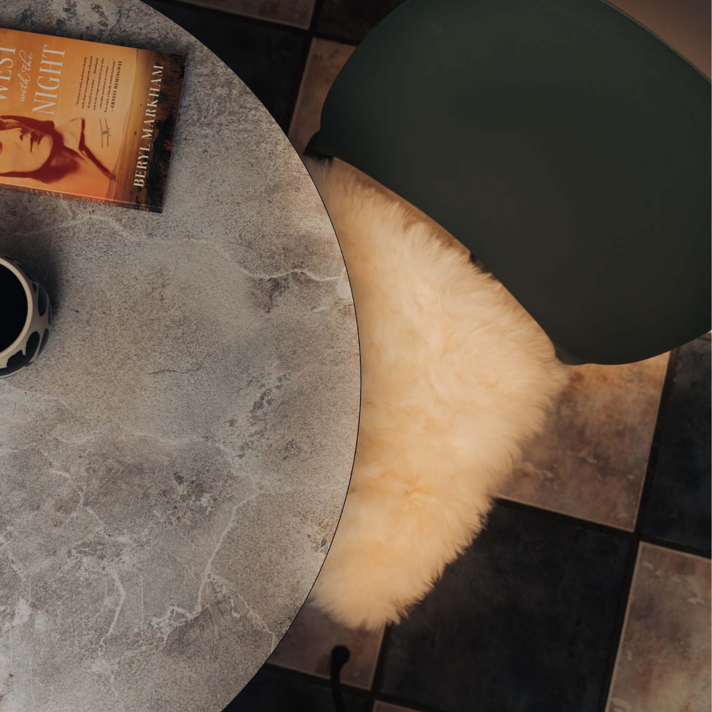 Shorn White Sheepskin Chair Pad