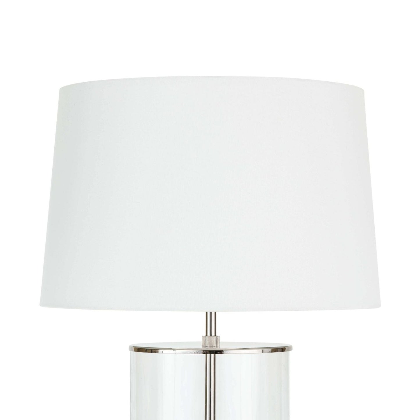 Coastal Living Magelian Glass Table Lamp - Polished Nickel