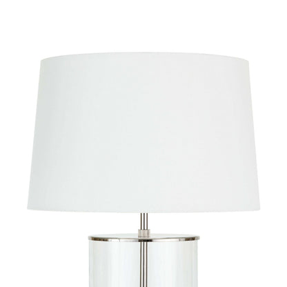 Coastal Living Magelian Glass Table Lamp - Polished Nickel