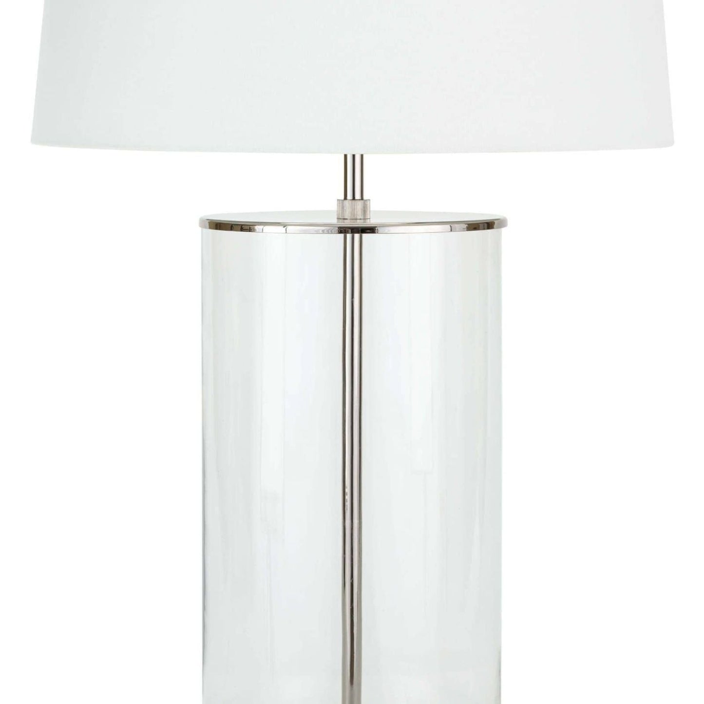 Coastal Living Magelian Glass Table Lamp - Polished Nickel